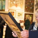 Gallery 1 - People looking at artwork together