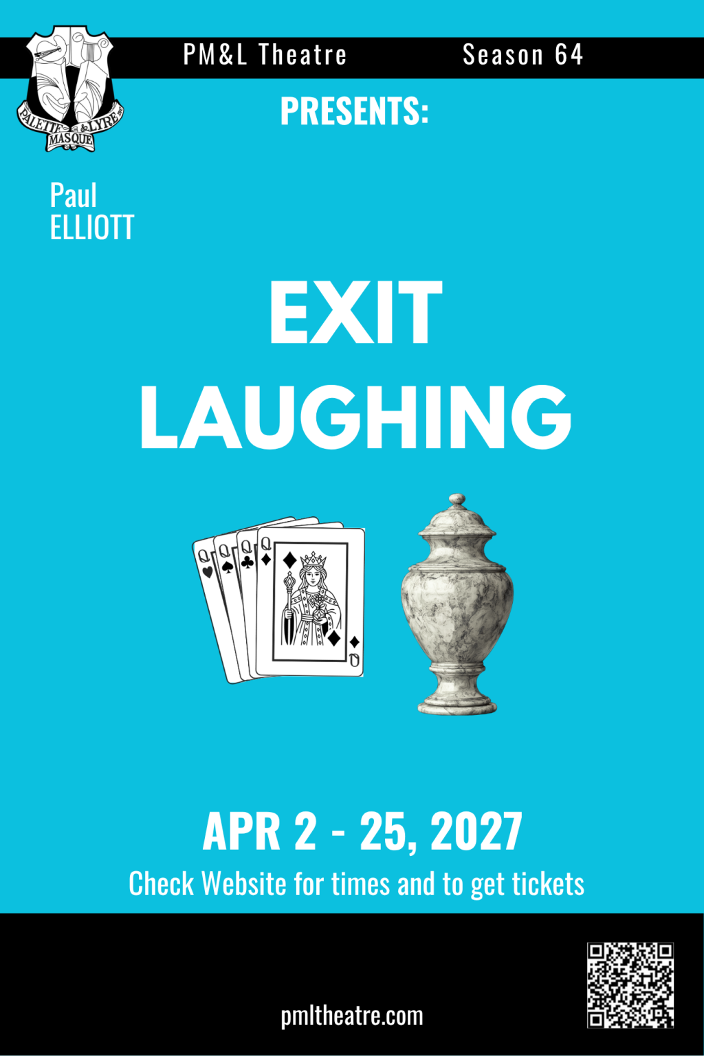 Gallery 1 - PM&L Theatre Announces Auditions for Exit Laughing and Murders in the Heir on Feb 15 & 16, 2027