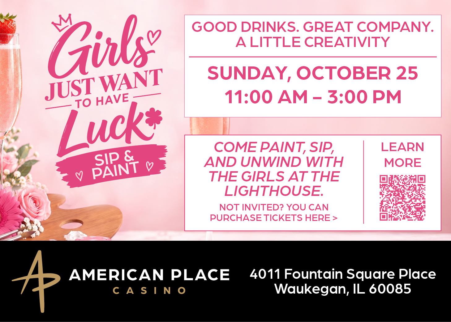 Gallery 1 - Girls Just Want to Have Luck: Sip & Paint